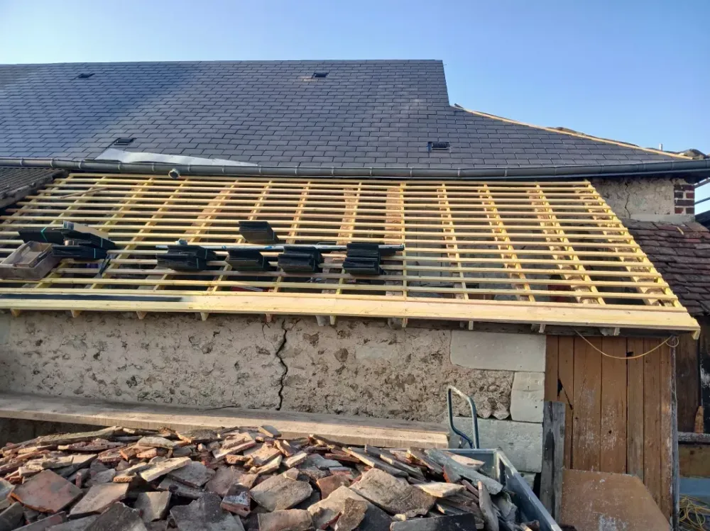 rénovation de toiture à Chemillé-sur-Dême